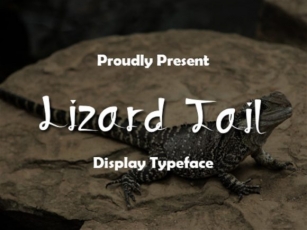 Lizard Tail Font Download