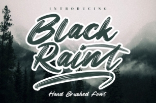 Black Raint Font Download