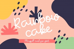 Rainbow Cake Font Download