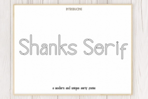 Shanks Font Download