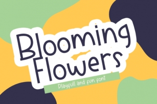 Blooming Flowers Font Download