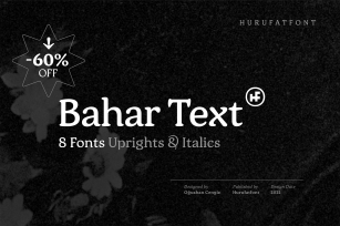 Bahar Retro Text -60%Off Font Download