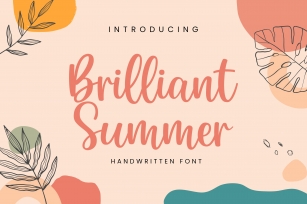 Brilliant Summer Font Download