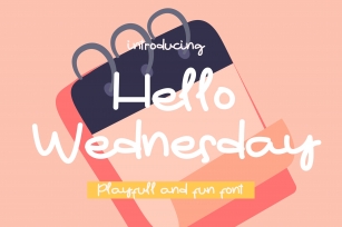 Hello Wednesday Font Download