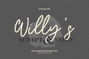 Willys Script Serif Font Font Download