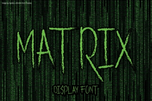 Matrix Font Download