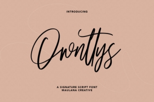 Ownttys Font Download