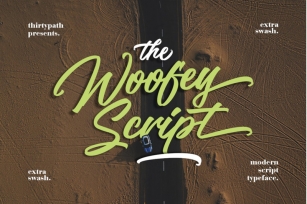 The Woofey Script Typeface Font Download