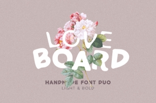 Love Board - Handmade Font Font Download