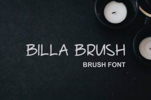 Billa Brush Font Download