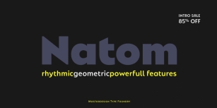 Natom Pro Font Download