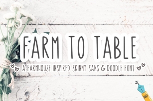 Farm To Table Font Download