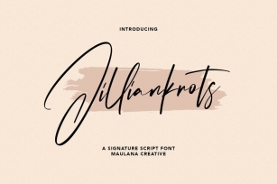 Jilliankrots Signature Font Font Download