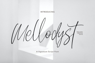 Mellodyst Signature Font Font Download