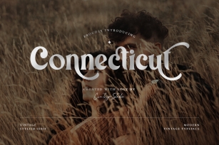Connecticut Modern Vintage Typeface Font Download