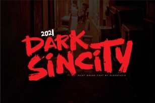 DARKSINCITY - Display Font Font Download