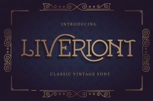 Liveriont | Classic Vintage Font Font Download