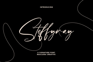 Steffyray Signature Font Font Download