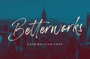 Betterworks Handwritten Font Download
