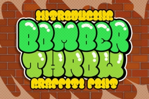 Bomber Throw Font Download