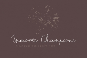 Immorts Champions Font Download