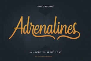 Adrenalines Font Download
