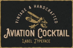 Aviation Cocktail Font Download