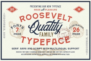 Roosevelt Font Family (Font Bundle) Font Download