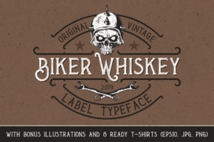 Biker Whiskey Font Download