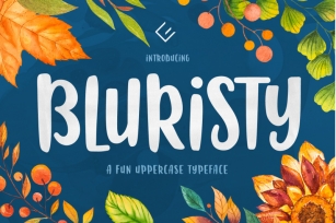 Bluristy - Fun Brush Font Font Download
