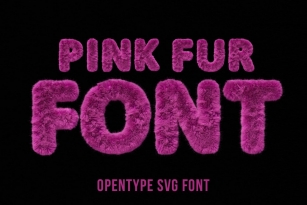 Pink Fur Font Download