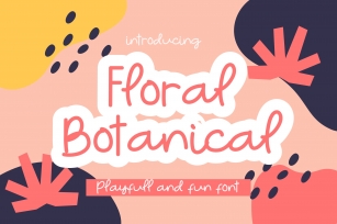 Floral Botanical Font Download