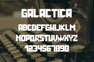 Galactica Grid Font Download