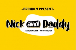 Nick and Daddy Font Download