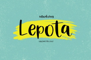 Lepota Font Download