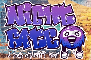 Nightfate Graffiti Font Download