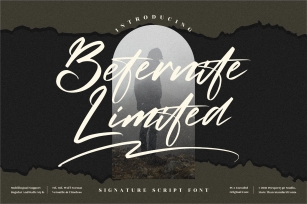 Beternite Limited Font Download
