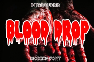 Blood Drop Font Download