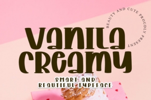 Vanila Creamy Font Download