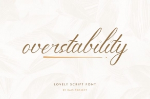 Overstability Font Download