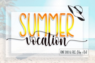 Summer Vocation Font Download