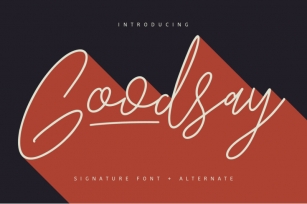 Goodsay Signature Font Download