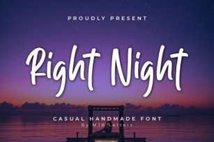 Right Night Font Download