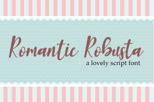 Romantic Robusta Font Download