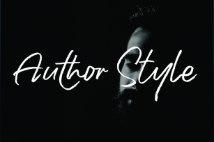 Author Style Font Download