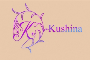 Kushina Monogram Font Download