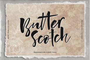 Butter Scotch Script Font Font Download
