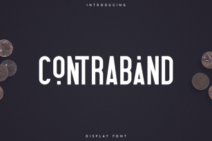 Contraband - Display font Font Download