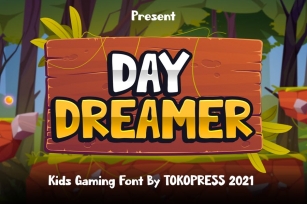 Daydreamer - Kids Gaming font Font Download
