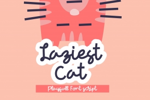 Laziest Cat Font Download